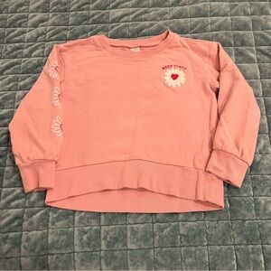 Carter's Pink Sweatshirt with Floral Accents